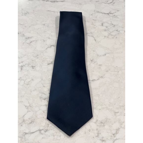 Burma Bibas Men’s Comfort Career Silk Professional Meeting Tie One Size Blue - Picture 1 of 3
